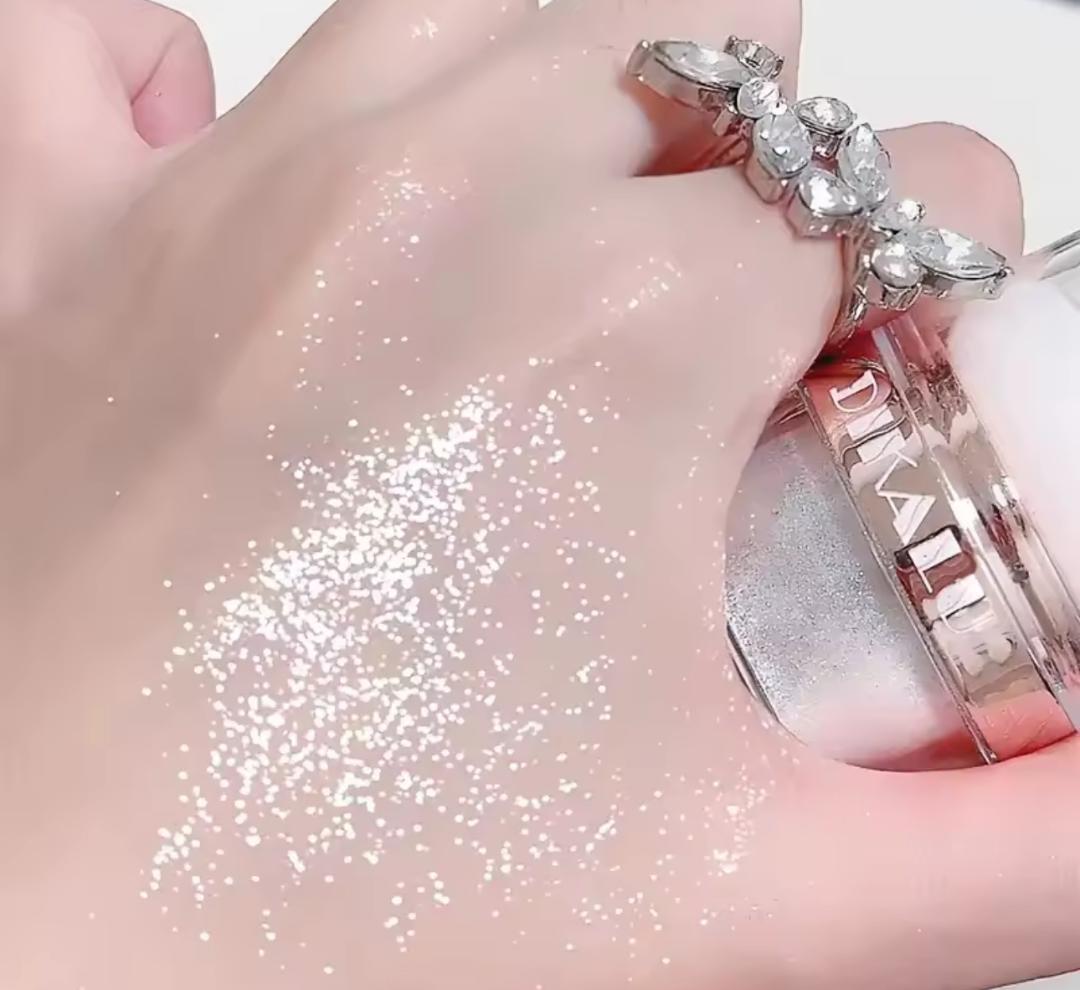 Pudră Iluminatoare cu Sclipici - Glitter Fairy - Extensii de par București